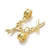 Rack Plating Brass Micro Pave Cubic Zirconia Charms KK-S398-03A-2