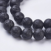 Natural Lava Rock Beads Strands G-J346-37-10mm-3