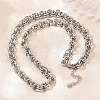 7MM 304 Stainless Steel Double Link Chain Necklaces for Women SA-H001-24P-3