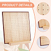 CHGCRAFT 1 Set Handcrafted Wood Crochet Blocking Board with Grids and Rectangle Base FIND-CA0004-63-6