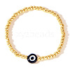 Golden Glass Seed Beaded Stretch Breacelets CZ4431-5-2