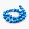 Opaque Solid Color Glass Beads Strands GLAA-E405-04-A08-2