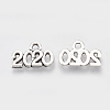 Tibetan Style Alloy Charms X-TIBE-T010-35AS-RS-2