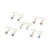 Enamel Evil Eye Dangle Earrings EJEW-JE04987-1