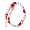 Electroplate Glass Beads Strands X-EGLA-P065-02A-06-2