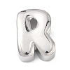 Brass Initial Beads KK-B167-27P-01R-1