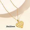 Stainless Steel Heart-Shaped Necklace Jewelry Luxury DIY Accessories Vacuum Plating ZC7092-2-1