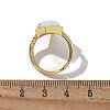 Rhombus Natural & Synthetic Gemstone Finger Rings RJEW-B113-01G-2-6