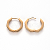 PVD Vacuum Plating 304 Stainless Steel Huggie Hoop Earrings STAS-S103-25G-2