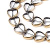 Electroplate Glass Beads Strands EGLA-T021-23B-3