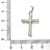 304 Stainless Steel Pendants STAS-F336-18GP-02-3