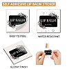 CRASPIRE 80Pcs 8 Style Custom Lip Balm DIY Label Sticker DIY-CP0007-95O-3