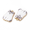 Alloy Enamel Pendants X-ENAM-M046-12G-D-4