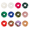 12Pcs 12 Styles Natural Mixed Gemstone Pendants G-BC0001-58-1