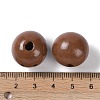 Animal Themes Printed Wood European Beads WOOD-M013-01C-3