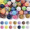 10Pcs Opaque Acrylic Beads OACR-YW0003-35A-2