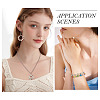 30Pcs 2 Colors Brass Rhinestone Spacer Beads RB-TA0001-29J-5