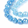Anti-Tarnish Electroplate Glass Beads Strands GLAA-N064-10mm-03-3