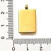 304 Stainless Steel Rhinstone Pendants STAS-M109-14G-4