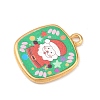 Printed 304 Stainless Steel Pendants LS-STAS-B116-01B-G04-2