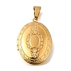 316 Stainless Steel Locket Pendants STAS-C123-01B-G-1