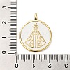 Rack Plating Brass Enamel Pendants KK-D047-06G-01-3