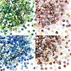 1000Pcs 10 Colors Electroplate Transparent Glass Beads EGLA-YW0005-72C-2