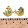 304 Stainless Steel Enamel Pendants STAS-F347-11G-3