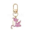 Alloy Enamel Dragon Pendant Decorations HJEW-JM02698-03-2