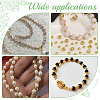   80Pcs 8 Styles Long-Lasting Plated Hollowed Brass Beads KK-PH0006-75-6