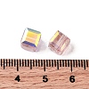 Electroplated Glass Beads X-EGLA-G040-01A-AB02-3