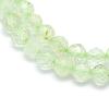 Natural Prehnite Beads Strands G-E411-25-3mm-3