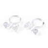 Plastic Clip-on Earring Findings KY-R014-01-5