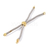 Nylon Cords Bracelet Makings Fit for Connector Charms AJEW-P116-01G-30-2