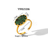 Simple Fashion Oval Natural Gemstone Ring FJ0453-3-1