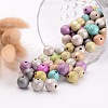 Spray Painted Acrylic Beads PB24P9286-3