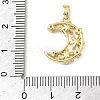 Brass Micro Pave Clear Cubic Zirconia Pendants KK-E804-06G-3