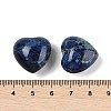 Dyed Natural Imperial Jasper Heart Palm Stone G-Q021-03A-3