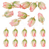 10Pcs Transparent Acrylic Pendants SACR-TA0001-66B-2