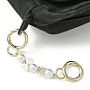 Zinc Alloy Spring Gate Rings Bag Extension Chains AJEW-BA00141-02-3