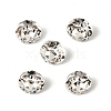 Glass Rhinestone Cabochons GLAA-A018-8mm-001-1