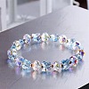 Glass Beaded Stretch Bracelets WGF21B9-04-1