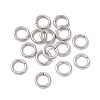 Non-Tarnish 304 Stainless Steel Open Jump Rings STAS-C040-01A-P-1