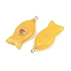 Dyed Natural White Jade Pendants X-G-Z134-06G-01-2