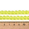 Baking Paint Glass Beads Strands DGLA-Q023-8mm-DB20-4