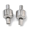 304 Stainless Steel European Clasps with Cord Ends SA-CBABC0F-06P-1