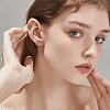 12Pcs 3 Styles 304 Stainless Steel Cuff Earrings EJEW-HS0001-36RG-5