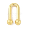 Rack Plating Brass U Shape Links Buckle for Dress Lingria Bikini Swimming Wear Accessories KK-A224-24B-G-1