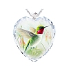 Heart Glass Pendant Necklaces PW23052490137-1