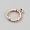 Alloy Open Back Bezel Pendants FIND-WH0152-473O-RG-2